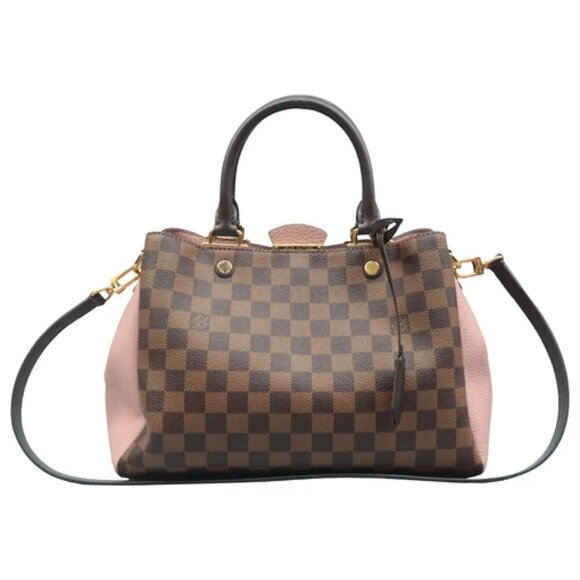 Louis Vuitton Handbags - 100% Authentic Louis Vuitton Brittany Brown Damier Ebene Canvas Satchel